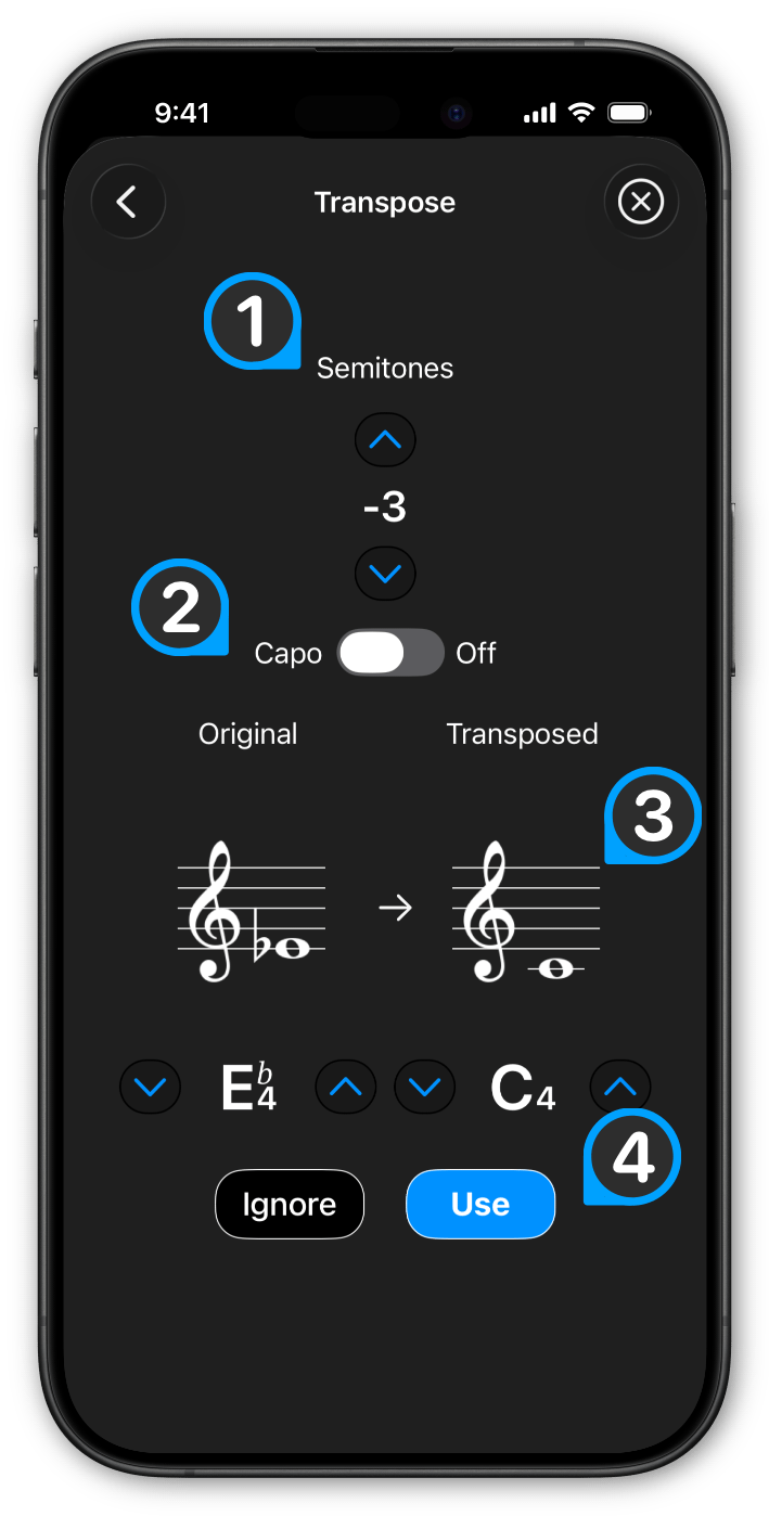 Tuning list screenshot